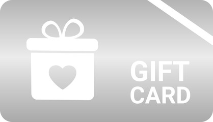 Silver Gift Card Icon