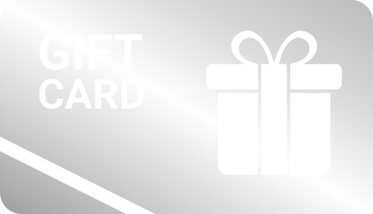 Silver Gift Card Icon