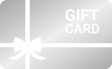 Silver Gift Card Icon
