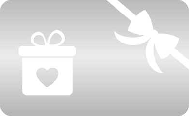 Silver Gift Card Icon