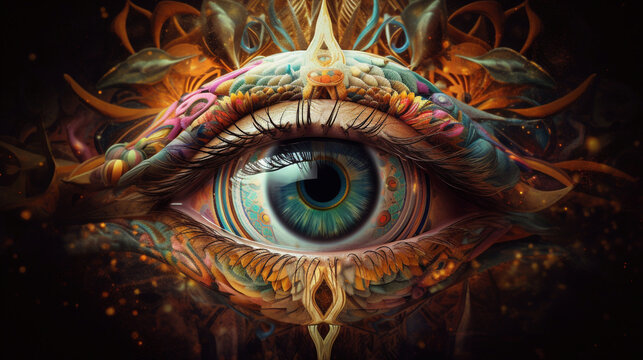 スピリチュアルな第三の目｜The spiritual third eye Generative AI