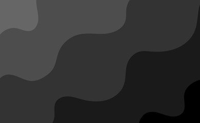 Black Layered Gradient Wave Background