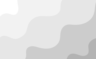 White Layered Gradient Wave Background