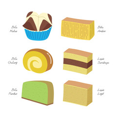 Indonesian cake delicious snacks