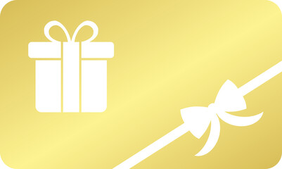 Gold Gift Card Icon