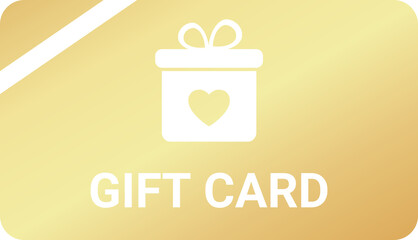 Gold Gift Card Icon