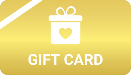 Gold Gift Card Icon