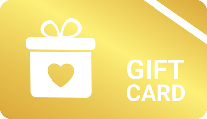 Gold Gift Card Icon