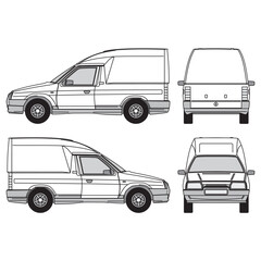 outline of cargo car part 48