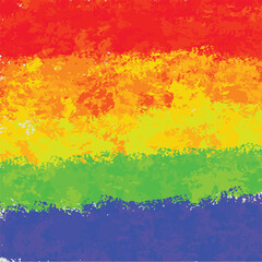 vector watercolor rainbow stripes arranged together