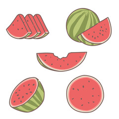set of watermelon