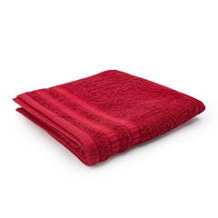 Folded Towel isolated on a White background 