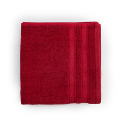 Folded Towel isolated on a White background 