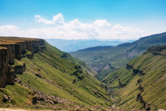 Khunzakh plateau in Dagestan Republic