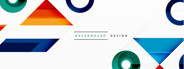 Circle minimal abstract background. Design for wallpaper, banner, background, landing page, wall art, invitation, prints, posters