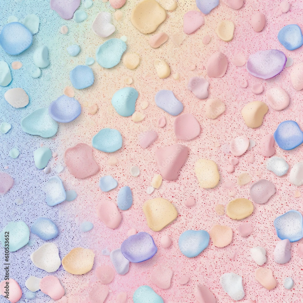 Poster pastel color background abstract with generative ai. gradient texture design.