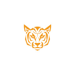 Tiger head logo design vector