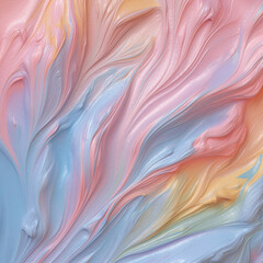 Obraz premium Light Pastel color background abstract with Generative Ai. 