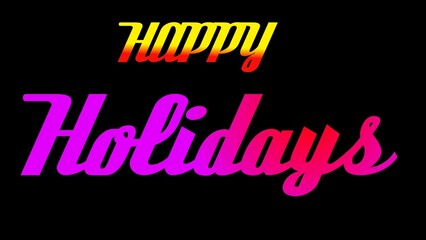 Happy Holiday Spcial Cards 3D Dising
