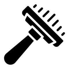 window cleaner glyph icon