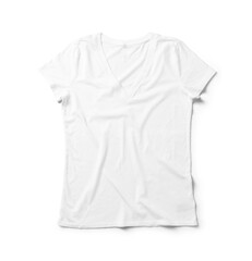 Deep Crumpled V-neck T-Shirt