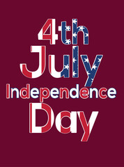  4th July Happy independence day United America t-shirt vector art design, Happy moment happy day celebration USA.