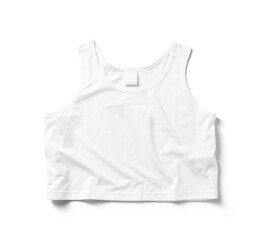 Short Crumpled Tank Top
