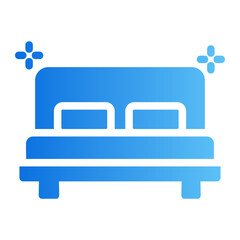 bed gradient icon