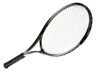 Tennis racket and Tennis ball isolated on white background, Tennis racket sports equipment on white...