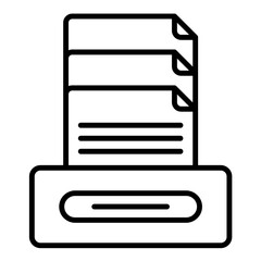 Documents Box Icon