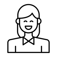 Smiling Women Icon