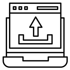 Webpage Upload Icon