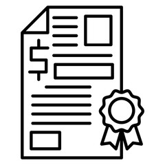 Certificate Icon