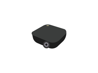 LCD projector Vector cartoon illustration isolated on white background., Premium Vector Projector Illustration, Projector, film vector icon Pro Vector, Projects icon sign symbol, Projector icon