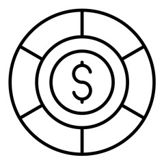 Money Margin Icon