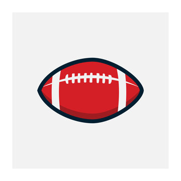 American Fottbal Vector Logo Design