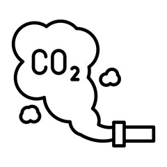 Carbon dioxide Icon