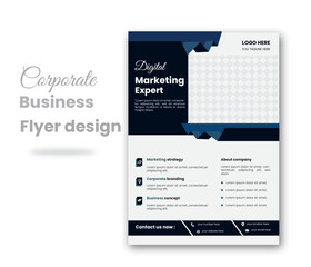 business flyer design template