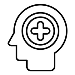 Obraz premium Psychological Help Icon