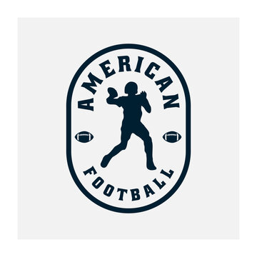 American Fottbal Vector Logo Design