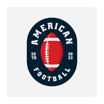American Fottbal Vector Logo Design