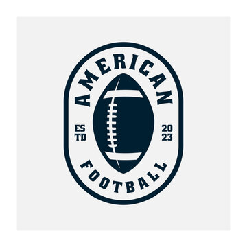 American Fottbal Vector Logo Design