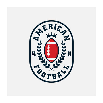 American Fottbal Vector Logo Design