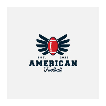 American Fottbal Vector Logo Design