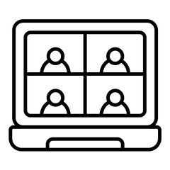 Video Conference Icon