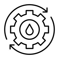 Water Management Icon