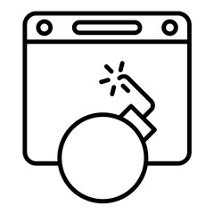Cyber Bomb Icon