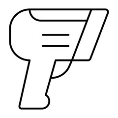 Thermometer Gun Icon