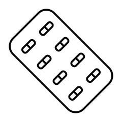 Pills Packet Icon