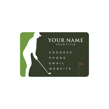 Golf Business Card Design